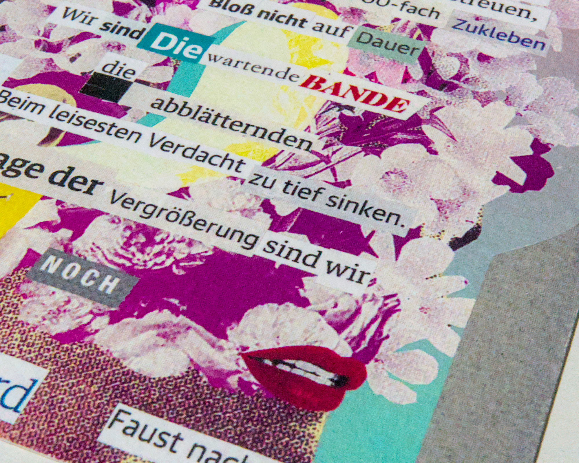 Gedichtprint 'die abblätternden' – Bild 3