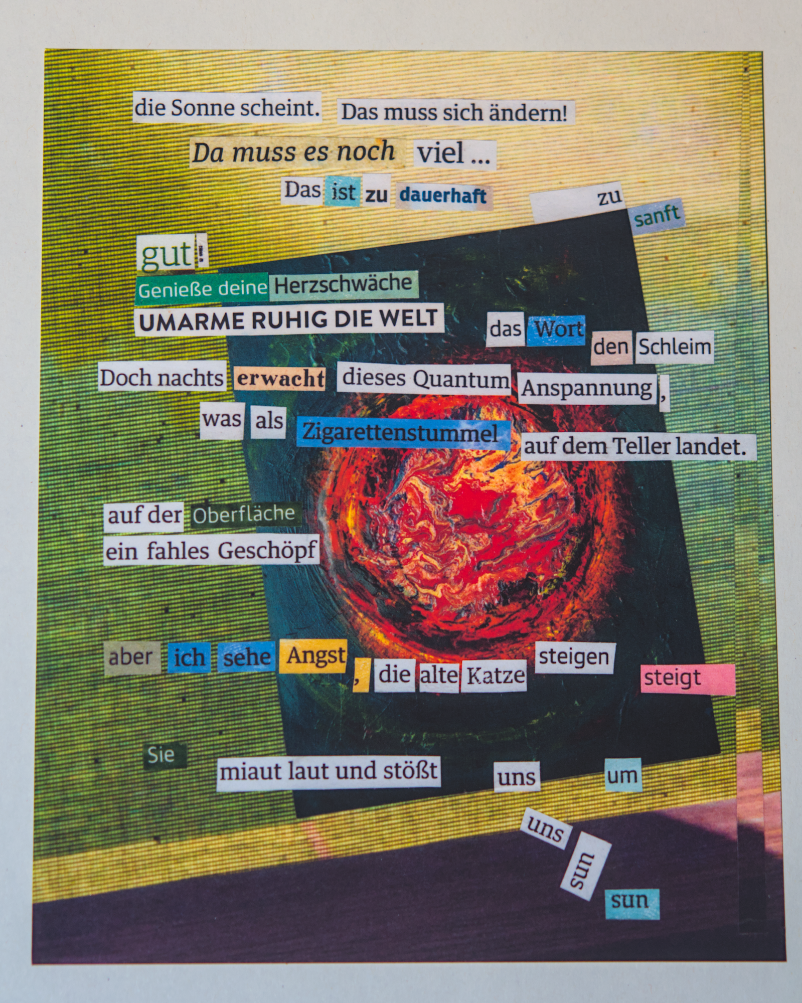 Gedichtprint 'die alte katze' – Bild 4