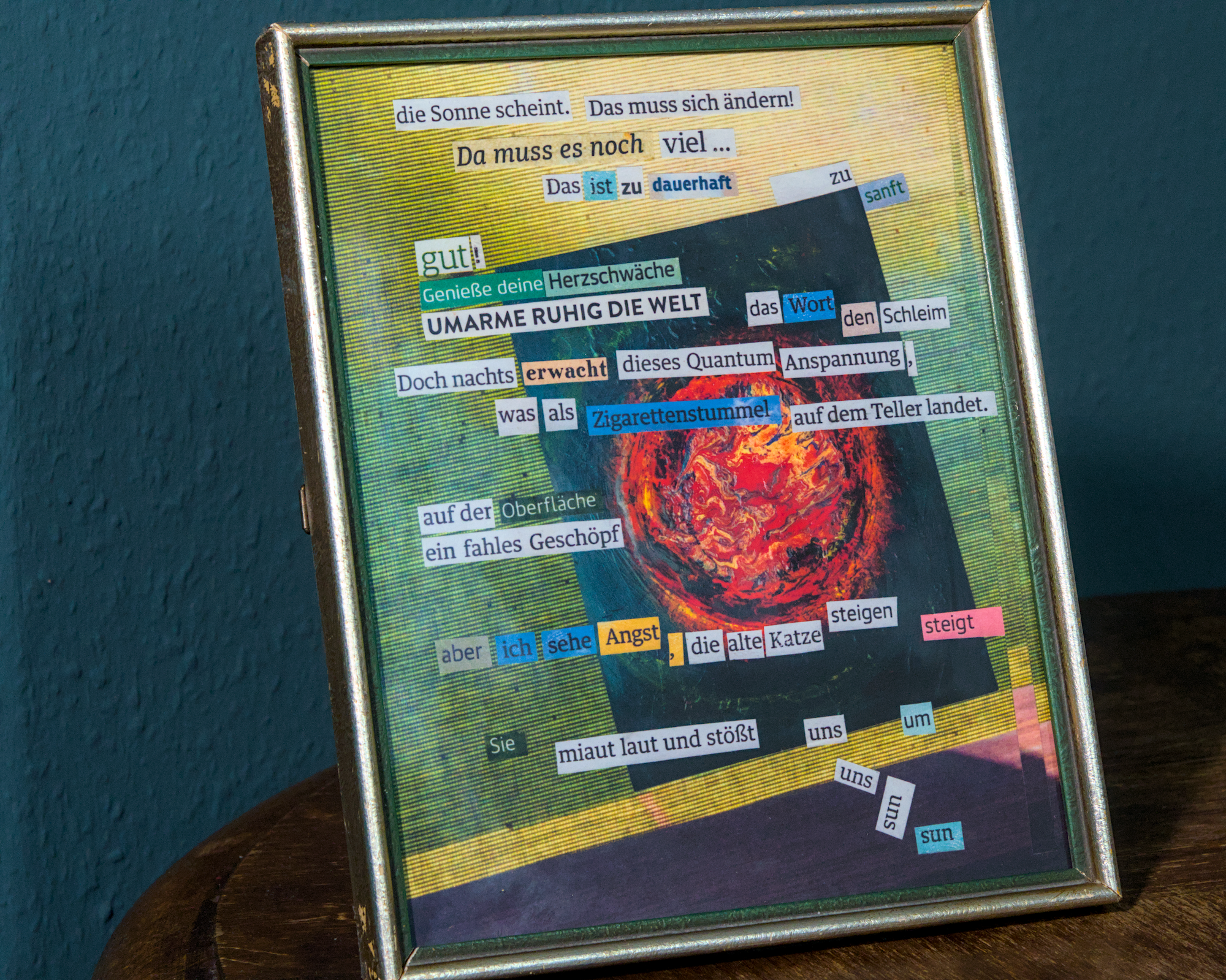 Gedichtprint 'die alte katze' – Bild 2