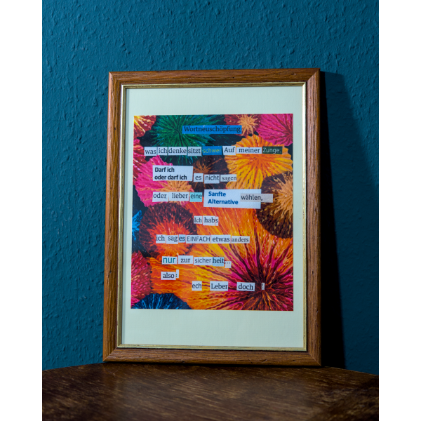 Gedichtprint 'etwas anders'