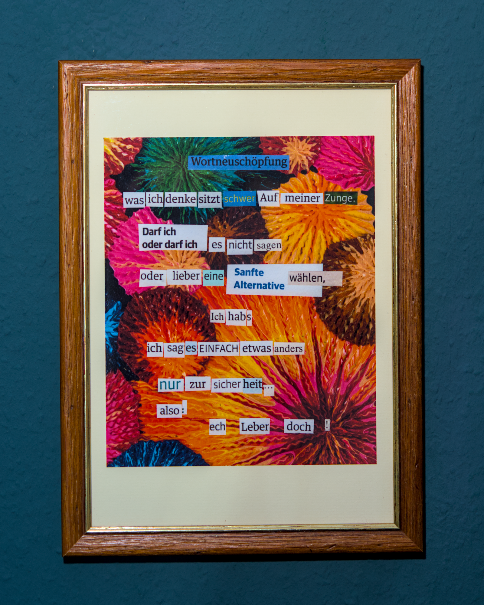 Gedichtprint 'etwas anders' – Bild 2