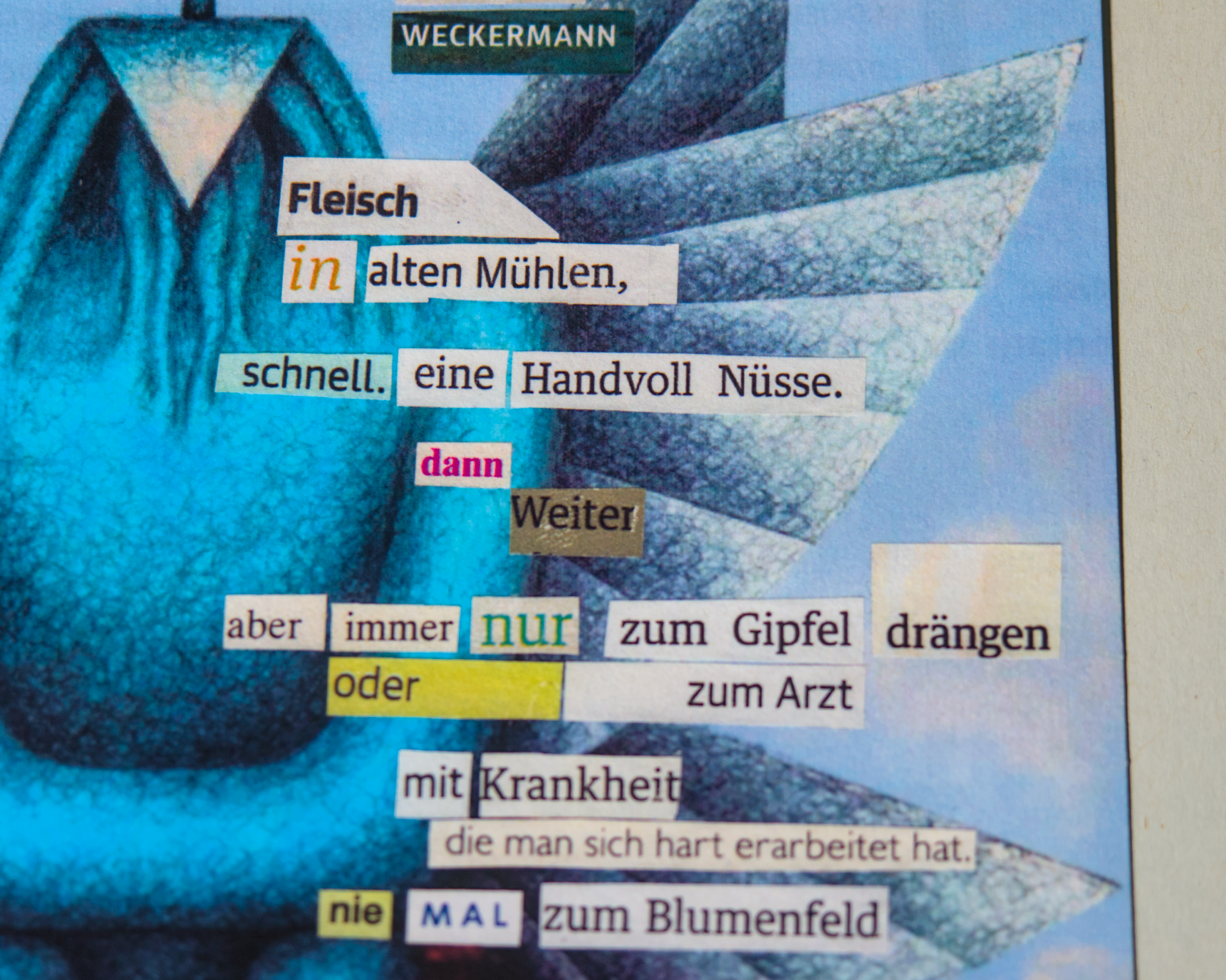 Gedichtprint 'weckermann' – Bild 3