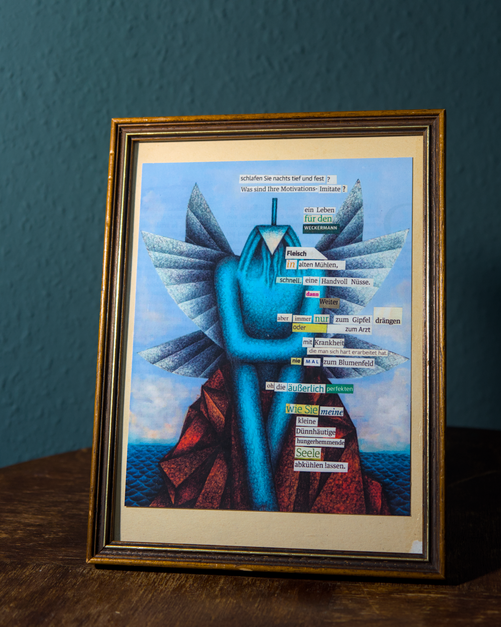 Gedichtprint 'weckermann'