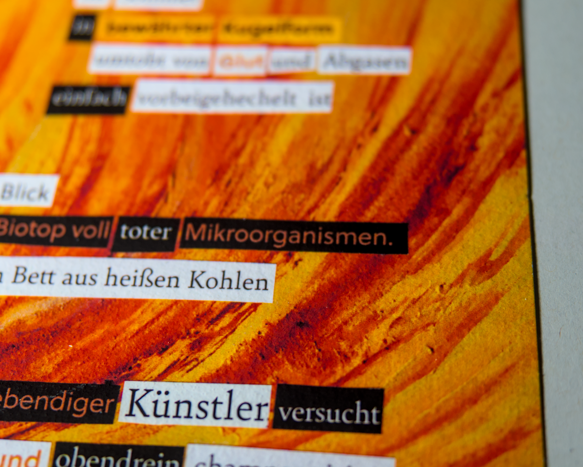 Gedichtprint 'selbstportrait' – Bild 3