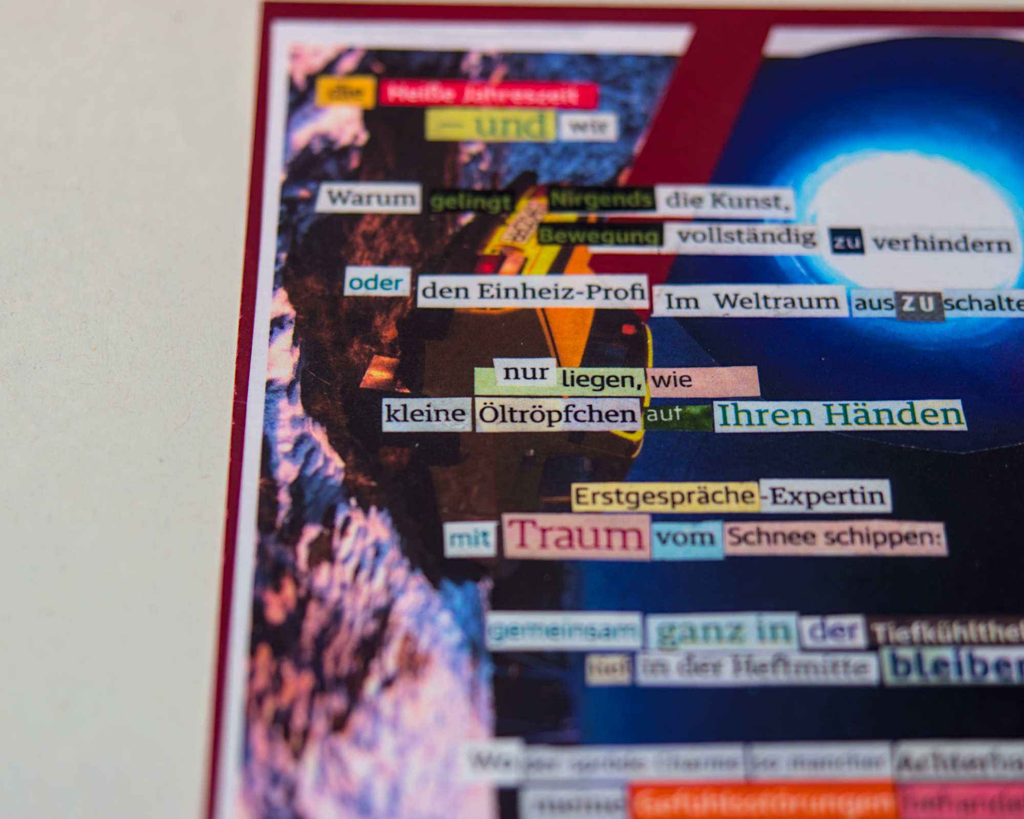 Gedichtprint 'temperaturen' – Bild 3