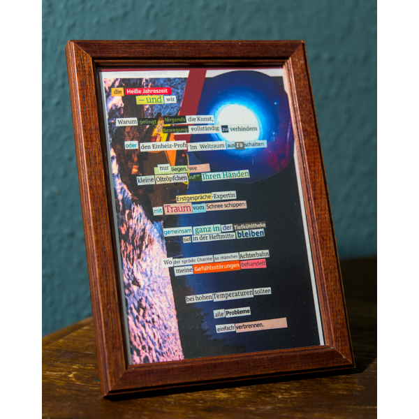 Gedichtprint 'temperaturen'